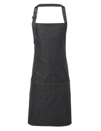 Ποδιά ολόσωμη (PR126) μάυρο denim